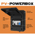 *PV POWERBOX - IP65 Black Metal Solar / EV Consumer Unit with Import/Export Meter, RCBO and SPD